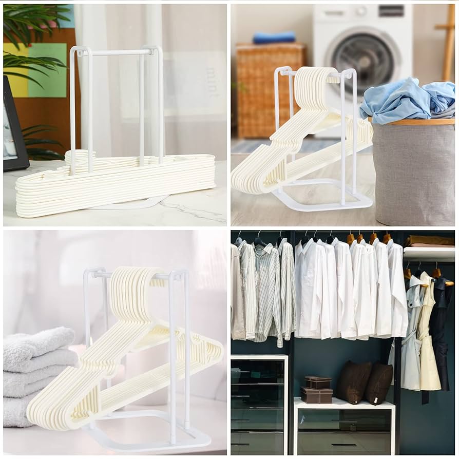 Amazon.com: HAKDAY Hanger Stacker Holder Stand, White
